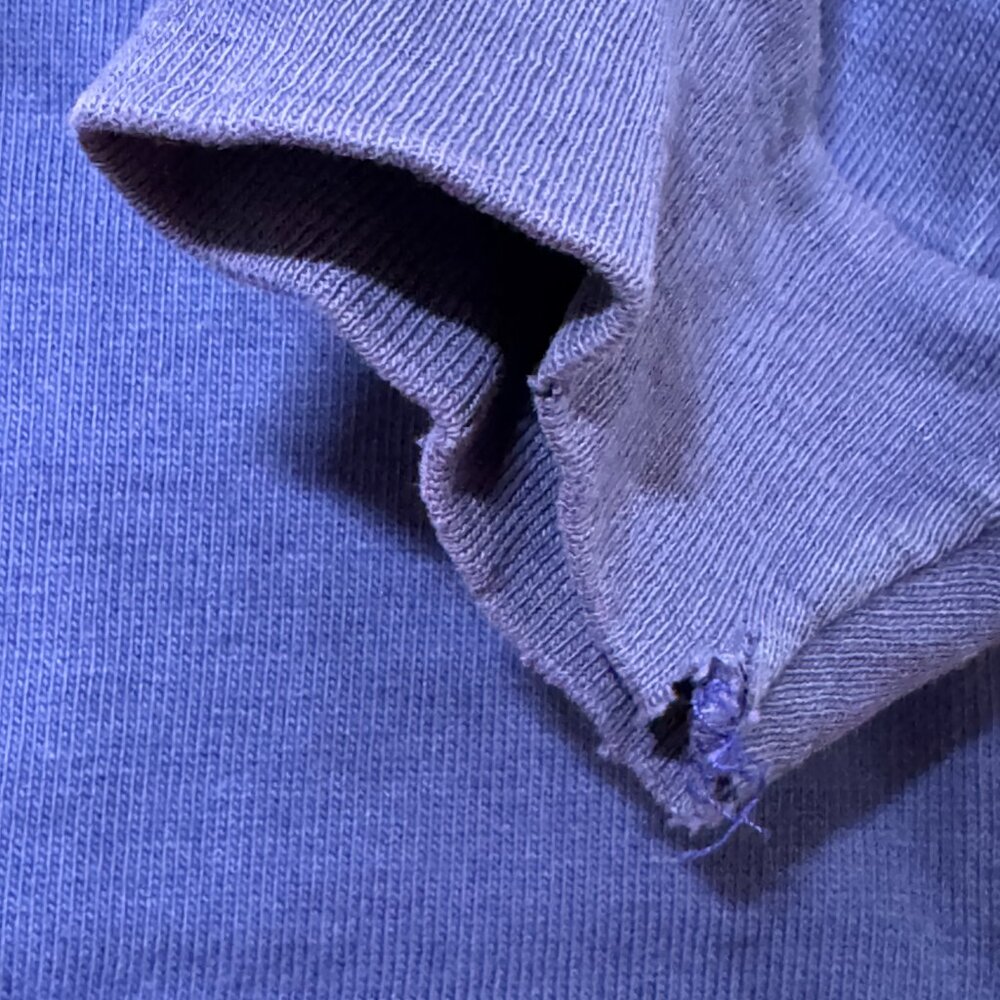 Notre Dame 80s Vintage Long Sleeve Rugby Shirt - Picture 7 of 7